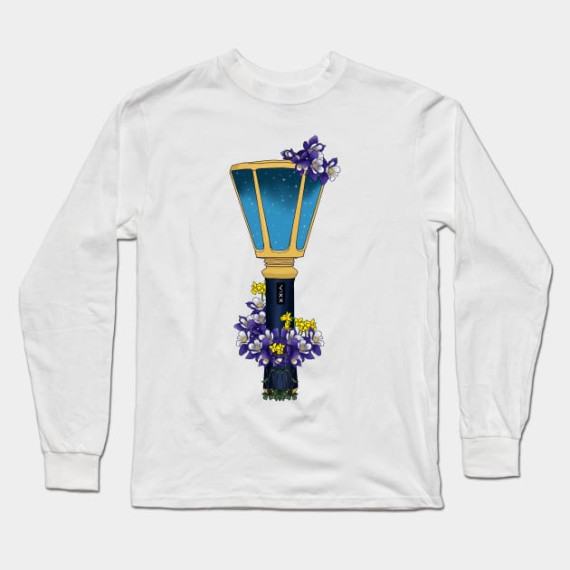 VIXX Floral Lightstick kpop Long Sleeve T-Shirt by RetroAttic